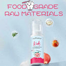 60ml Kids Toothpaste Foam Toothpaste Peach Flavor Teeth Whitening Stains L0A1