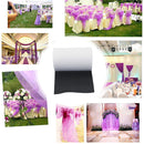 15cm X 100 Yards Glitter Tulle Roll Sequin Party Wedding Decor(C01 White)