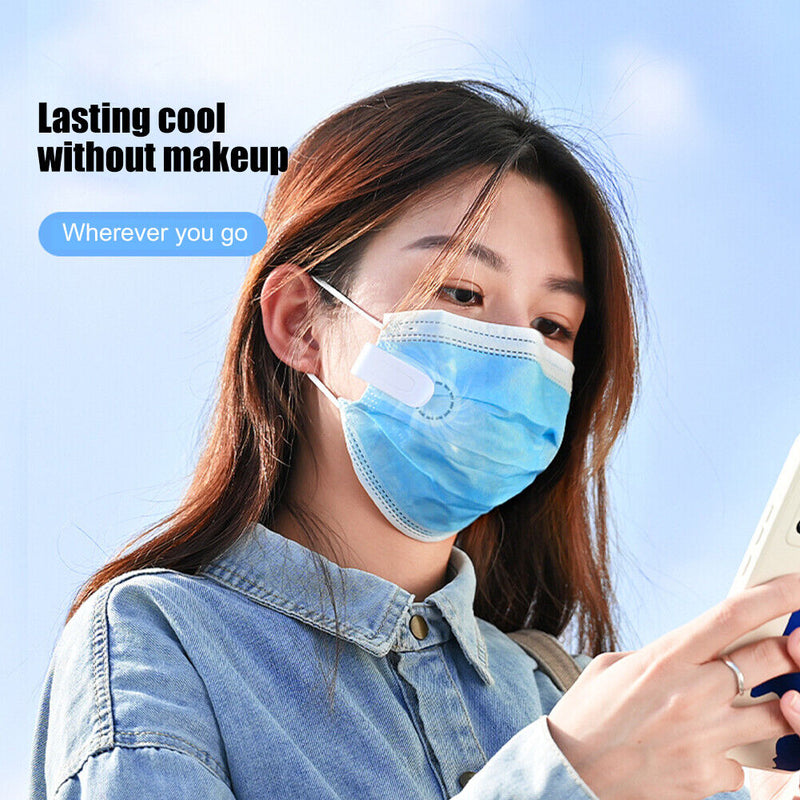 Mini Face Cover Fan USB Clip-On Purifiers Mute Summer Fan Home Cooling Gadgets