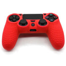 Hillrong Non-Slip Silicone Sleeve for PS4 PS4 PRO Game Controller (Red)