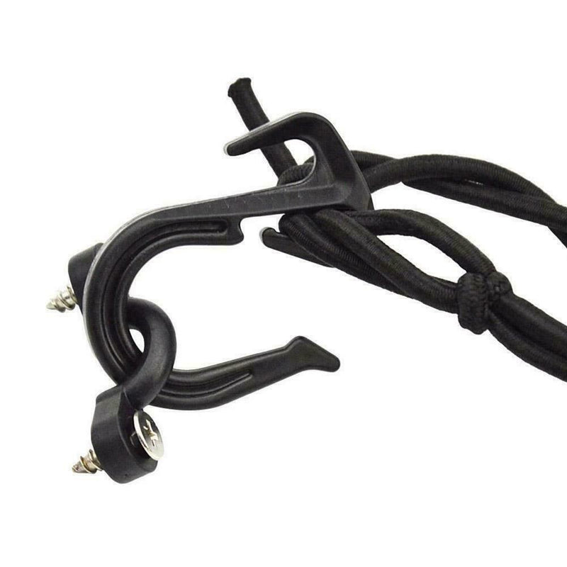 15"x15" Deck Cargo Bungee Net with Pad Eyes & Hooks Marine For Canoe Kayak M6B5