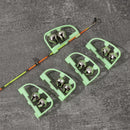Luminous Portable Fishing Clip Night Fishing Fishing Bite Alarm Twin Bells Clip