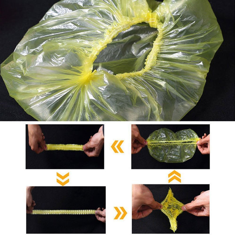 Dustproof Plastic Eyebrows Tattoo Microblading Hair Net Caps Catering Hat