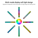 USB 5V RGB Colorful 40 LED Voice-Activated Rhythm Strip Light Bar (Black) Newly