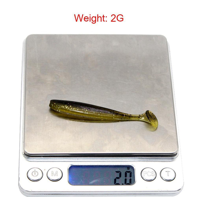 10pcs 7cm 2g Worm Fishing Lures Artificial Crankbait Swimbait Soft Baits