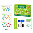 Kids Learn To Write, Tracing Practice & Wipe Books Kids Fun Practice Educationa`