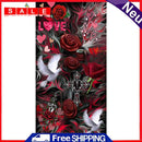 Cross and Dove on Flowers Oil Paint By Number DIY Acrylic Painting on Canvas Kit