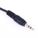 20CM Dual Track HD Stereo 3.5mm 1 Male, 2 Female Y Splitter Stereo Aud