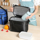 Thickened Camping Handheld Insulation Bag Portable Food Cooler Bags (Black)