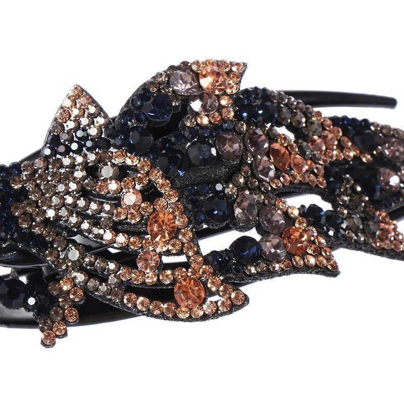 Duckbill Hair Claws Hair Dovetail Clips Rhinestone Hairpin Flower Hair Clip