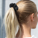Korean Chiffon Scrunchies Women Girl Star Hairband Elastic Hair Rope Ties Hol