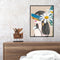 Frameless Girl with Flower Oil Paint By Numbers DIY Acrylic Handmade Handicraft