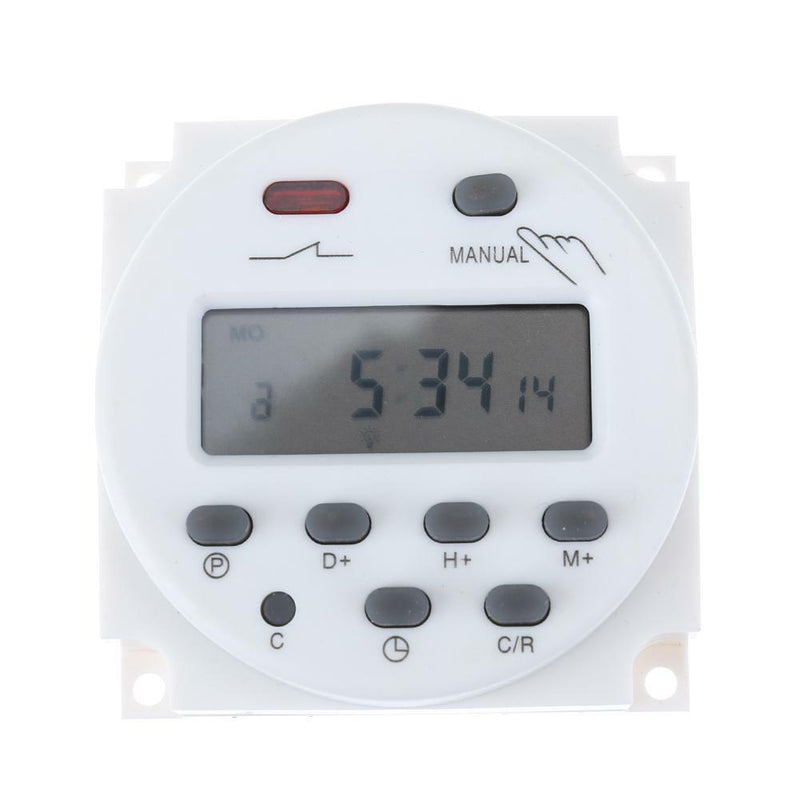 12V/220V Digital LCD Display Power Timer 7Days Programmable Time Relay Switch