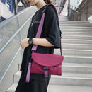Unisex Nylon Fanny Chest Shoulder Bags Zipper Belt Purses Daily Crossbody Packs