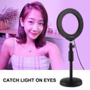 Light Kit RGBW LED Selfie Ring Light Desktop Stand Holder For YouTube Tik Tok