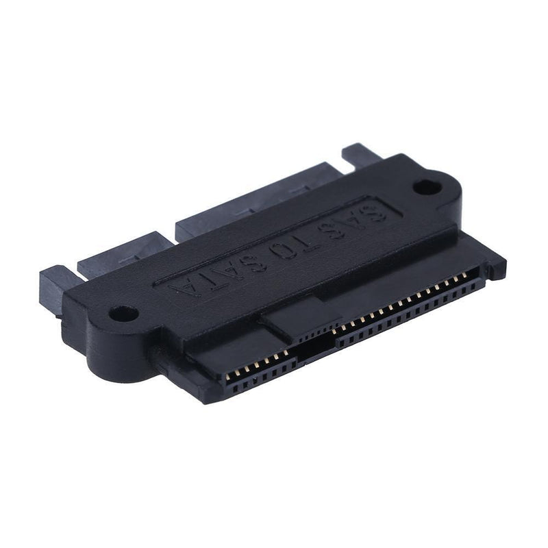 5Gbps SFF 8482 SAS to SATA 180 Degree Angle Adapter Converter Straight Head