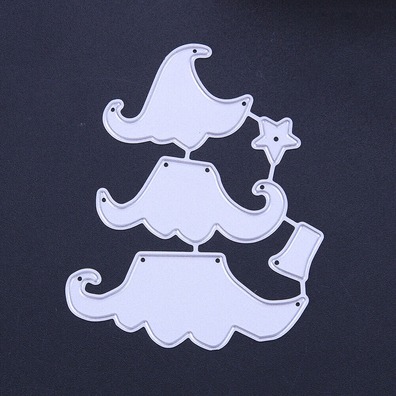 Christmas Tree Metal Die Cutting Dies Stencils Scrapbooking Embossing Craft