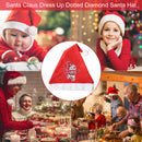 5D Mosaic Christmas Hat Rhinestone Painting Kit DIY Diamond Drawing Crafts Gi