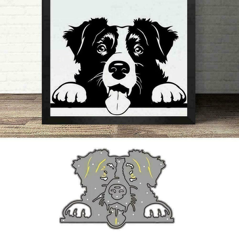 Dog Metal Cutting Dies Cutting Stencil DIY Scrapbooking Card E0E5 Paper Q4E4