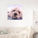 Pet Dog Frameless DIY Oil Paint by Numbers Hand Painting Wall Art Craft