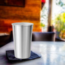 500ml Stainless Steel Cup Metal Beer Tumbler Stackable Drinking Coffee Milk Mug