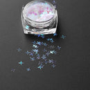 1pc Colorful Star Nail Sequins Eyeshadow Makeup Sequins Salon Tools (Pink) Newly