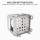 Outdoor Lightweight Camping Wood Stove Portable Folding Picnic Firewood Stove