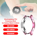 Electroplated Protective Cover Accessories for for Galaxy Watch 4 Classic 42mm