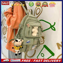 Cute Casual Casual Daypack Solid Color Laptop Backpack College Rucksack for Girl