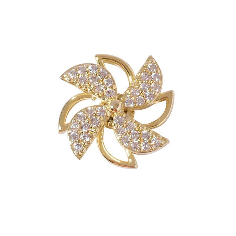Windmill Double-layer Nail Art Decoration Jewelry Flash Luxury Accessories