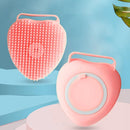 Soft Pet Dog Bath Shower Shampoo Brush SPA Massage Clean Scrubber (Pink)