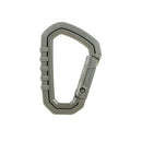 5pcs Outdoor Carabiner Molle Keychain Hook Camping D Buckle (Army Green)