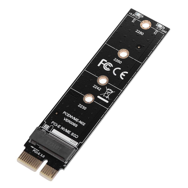 NVME Adapter Card M.2 to PCI-E3.0 1x Extension M Key NGFF Converter Card