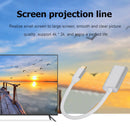 USB 3.1 Type C To HDMI-compatible Adapter Cable Portable Aluminum Alloy