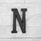 Metal Letters Cast Iron House Sign Doorplate DIY Cafe Wall Decoration (N) Newly