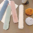 Faux Rabbit Fur Hair Ropes Hair Bands Plush Hair Scrunchies Pop Circle