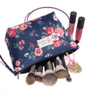 Print Travel Cosmetic Handbag Portable Women Oxford Makeup Wash Pouch Organiz