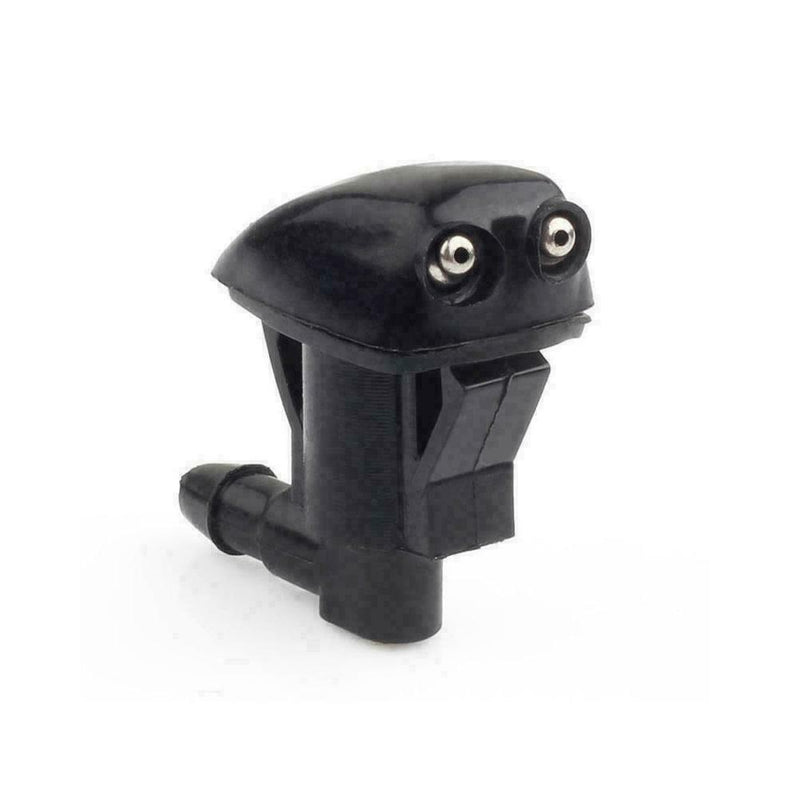 2pcs Universal Black Auto Car Front Windshield Washer Set A0S6 Wiper Nozzle X2Y0