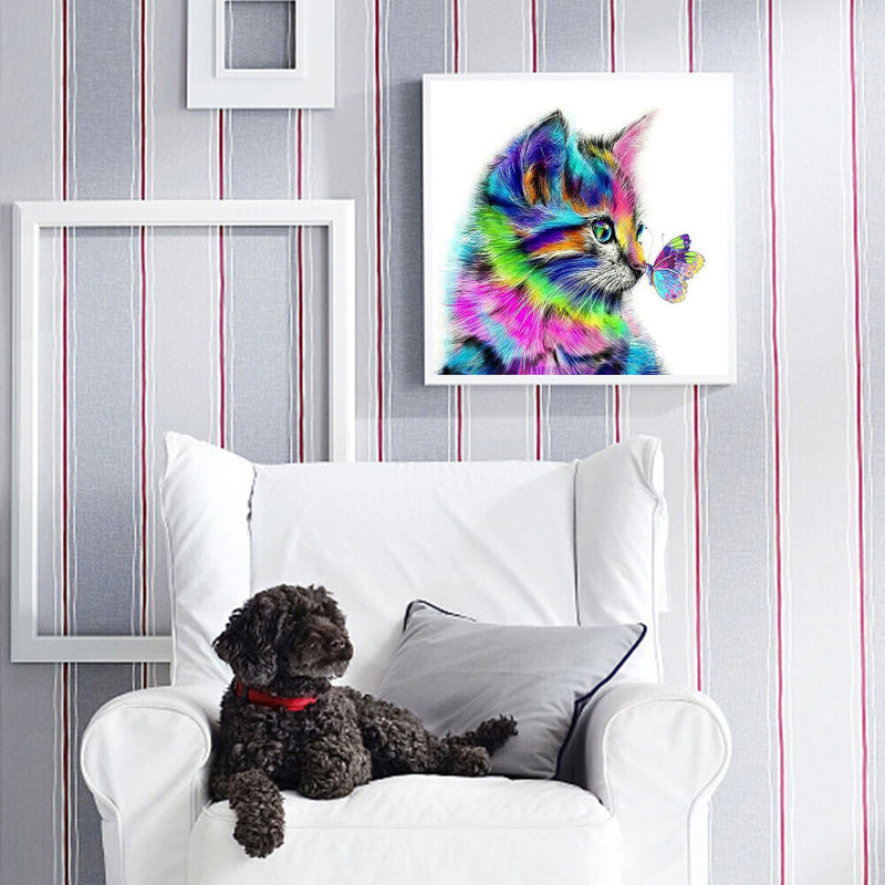 5D DIY Animal Diamond Painting Full Round Drill Mosaic Kits Wall Picture Craf