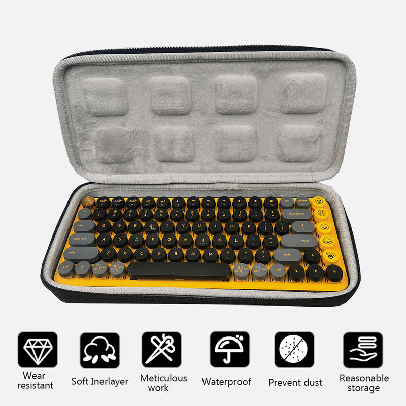 Portable Waterproof Storage Organizer Practical Wireless Mechanical Keyboard