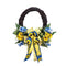 Ukraine Support Wreath Show Solidarity Sunflower Blue Yellow Flower Triangle