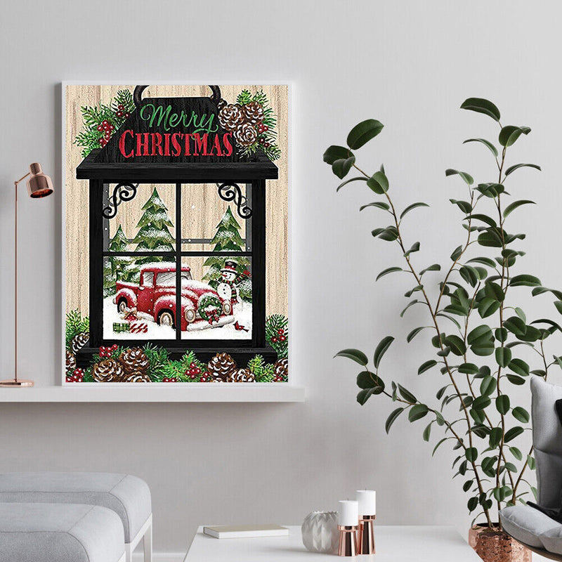 Diamond Painting 5D DIY Christmas Car Full Round Drill Rhinestone Picture