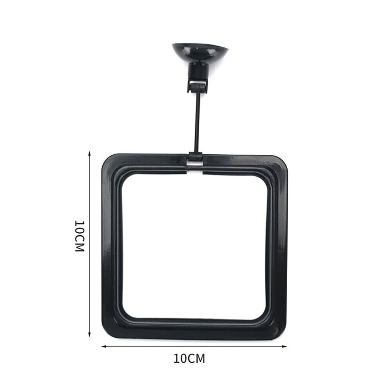 Aquarium Feeding Ring Fish Tank Station Floating Food Tray Feeder Square Circle