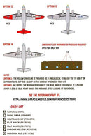 Caracal Decals 1/72 CURTISS C-46 COMMANDO USAF & USN Versions