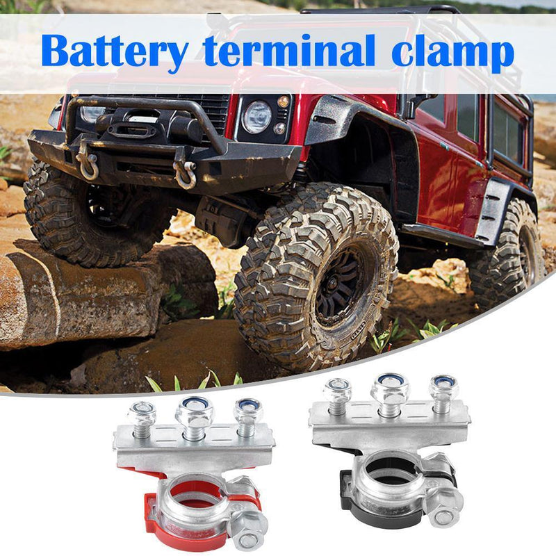 2pcs Car Battery Wire Cable Terminals Clamps Clips Connectors Universal Newly