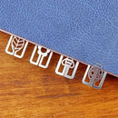 20 PCS Exquisite Mini Metal Bookmarks School Office Clips Book Color Note S7H3