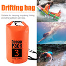 Waterproof Dry Bag Pack Sack Swimming Kayaking River Trekking (3L Orange) Newly