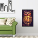 11CT Printed Full Cross Stitch DIY Glitter Owl Hand Painting Room Decoration Kit