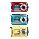 Waterproof Digital Camera 1080P HD 2.4MP Underwater Video Recorder (Blue)