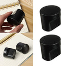 Public Toilet Bathroom Round Shape Black Handle Partition Handle Plastic Knob
